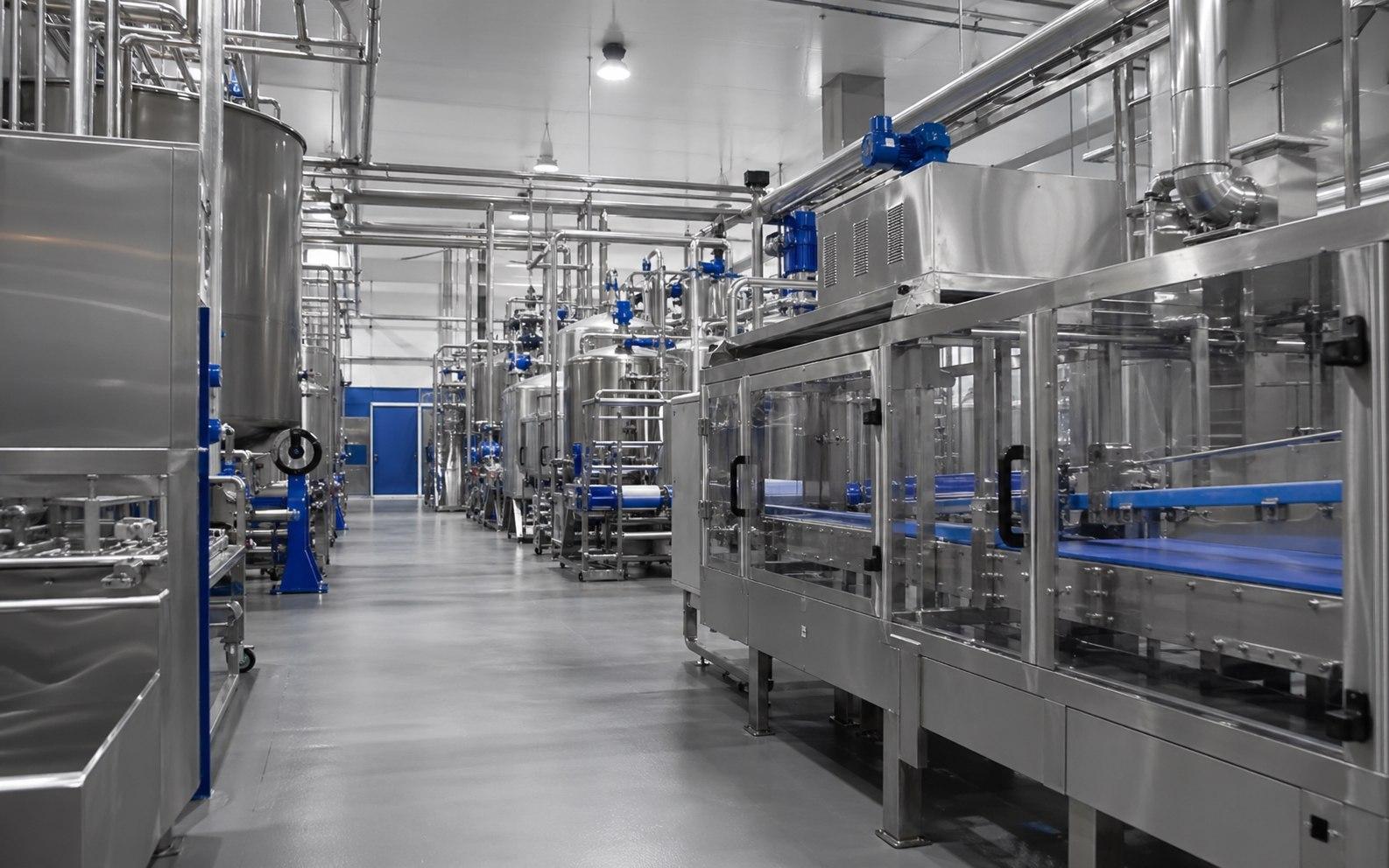 Chantier de construction d'usine agro-industrielle
